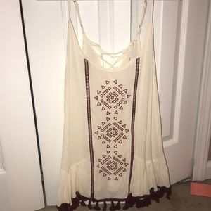 Altard State Tank with tassel detail